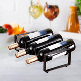 Maxbell Iron Drink Bottle Rack Storage Organizer Household Tabletop for Cafe Gifts