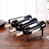 Maxbell Iron Drink Bottle Rack Storage Organizer Household Tabletop for Cafe Gifts