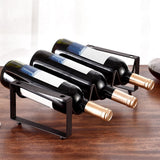 Maxbell Iron Drink Bottle Rack Storage Organizer Household Tabletop for Cafe Gifts