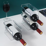 Maxbell Water Bottle Holder Display Holder Bottle Rack for Countertop Hotel Cabinet Single Slot