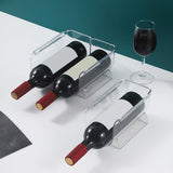 Maxbell Water Bottle Holder Display Holder Bottle Rack for Countertop Hotel Cabinet Single Slot
