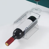 Maxbell Water Bottle Holder Display Holder Bottle Rack for Countertop Hotel Cabinet Single Slot