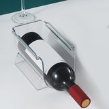 Maxbell Water Bottle Holder Display Holder Bottle Rack for Countertop Hotel Cabinet Single Slot