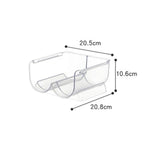Maxbell Water Bottle Holder Display Holder Bottle Rack for Countertop Hotel Cabinet 2 Slots