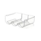 Maxbell Water Bottle Holder Display Holder Bottle Rack for Countertop Hotel Cabinet 3 Slots