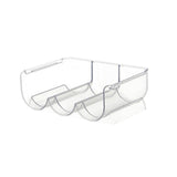 Maxbell Water Bottle Holder Display Holder Bottle Rack for Countertop Hotel Cabinet 3 Slots