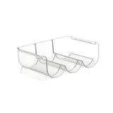 Maxbell Water Bottle Holder Display Holder Bottle Rack for Countertop Hotel Cabinet 3 Slots