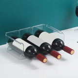 Maxbell Water Bottle Holder Display Holder Bottle Rack for Countertop Hotel Cabinet 3 Slots