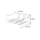 Maxbell Water Bottle Holder Display Holder Bottle Rack for Countertop Hotel Cabinet 3 Slots