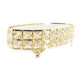 Maxbell Decorative Vanity Tray Entrance Fruit Organizer Dish Serving Tray Cake Stand Oval 28x14.5x8cm