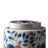 Maxbell Decorative Porcelain Jar Oriental Style Figurine Coffee Table Tea Canister Style A