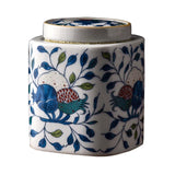 Maxbell Decorative Porcelain Jar Oriental Style Figurine Coffee Table Tea Canister Style A