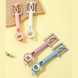 Maxbell Double Planing Grater Manual Bottle Opener Kitchen Gadget for Cheese Carrot Pink