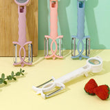 Maxbell Double Planing Grater Manual Bottle Opener Kitchen Gadget for Cheese Carrot Blue