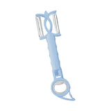 Maxbell Double Planing Grater Manual Bottle Opener Kitchen Gadget for Cheese Carrot Blue