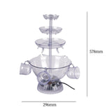 Maxbell Electric 3 Tier Party Fountain Drink Machine Multifunction for Hotel Wine