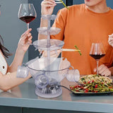 Maxbell Electric 3 Tier Party Fountain Drink Machine Multifunction for Hotel Wine
