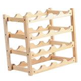 Maxbell Wine Rack Holder Organizer Wine Glass Cup Holder for Cabinet Household 4-Layer