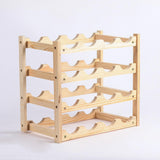 Maxbell Wine Rack Holder Organizer Wine Glass Cup Holder for Cabinet Household 4-Layer