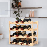Maxbell Wine Rack Holder Organizer Wine Glass Cup Holder for Cabinet Household 4-Layer