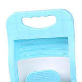 Maxbell Small Washing Board Cleaning Tool Non Slip for Household Dormitory Socks Blue