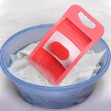 Maxbell Small Washing Board Cleaning Tool Non Slip for Household Dormitory Socks Pink