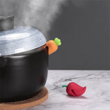 Maxbell Unique Pot Lid Anti Overflow Rack Cooking Helper Spillproof for Farm Cooking Carrot
