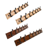 Maxbell Wall Mounted Coat Rack Coat Rack Coat Hook for Farmhouse Entryway Coats Wood 6 Hooks