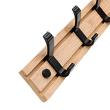 Maxbell Wall Mounted Coat Rack Coat Rack Coat Hook for Farmhouse Entryway Coats Wood 6 Hooks