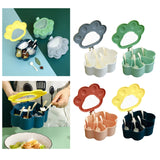 Maxbell Spice Storage Box 5 Compartments Closed Storage for Home Kitchen for Home grey