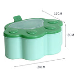 Maxbell Spice Storage Box 5 Compartments Closed Storage for Home Kitchen for Home grey