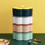 Maxbell Spice Storage Box 5 Compartments Closed Storage for Home Kitchen for Home grey