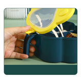 Maxbell Spice Storage Box 5 Compartments Closed Storage for Home Kitchen for Home grey