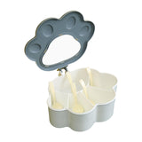 Maxbell Spice Storage Box 5 Compartments Closed Storage for Home Kitchen for Home grey