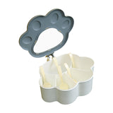 Maxbell Spice Storage Box 5 Compartments Closed Storage for Home Kitchen for Home grey