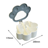 Maxbell Spice Storage Box 5 Compartments Closed Storage for Home Kitchen for Home grey