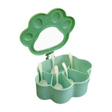 Maxbell Spice Storage Box 5 Compartments Closed Storage for Home Kitchen for Home green