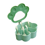 Maxbell Spice Storage Box 5 Compartments Closed Storage for Home Kitchen for Home green