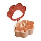 Maxbell Spice Storage Box 5 Compartments Closed Storage for Home Kitchen for Home pink