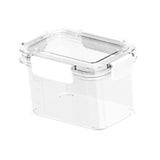 Maxbell Clear Airtight Food Storage Container with lock Lids for Cereal Rice 0.6L