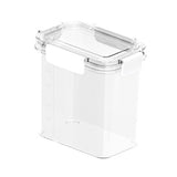Maxbell Clear Airtight Food Storage Container with lock Lids for Cereal Rice 1.1L