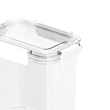 Maxbell Clear Airtight Food Storage Container with lock Lids for Cereal Rice 1.1L