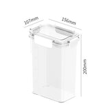 Maxbell Clear Airtight Food Storage Container with lock Lids for Cereal Rice 1.6L