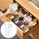 Maxbell Clear Airtight Food Storage Container with lock Lids for Cereal Rice 1.6L