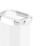 Maxbell Clear Airtight Food Storage Container with lock Lids for Cereal Rice 1.6L