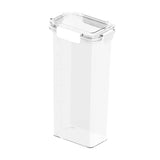 Maxbell Clear Airtight Food Storage Container with lock Lids for Cereal Rice 2.4L
