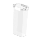 Maxbell Clear Airtight Food Storage Container with lock Lids for Cereal Rice 2.4L