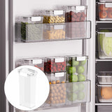 Maxbell Clear Airtight Food Storage Container with lock Lids for Cereal Rice 2.4L