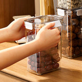 Maxbell Clear Airtight Food Storage Container with lock Lids for Cereal Rice 2.4L