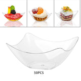 Maxbell 50x Serving Bowl Ice Cream Bowl Sauce Square Snack Bowl Soup Punch Bowl